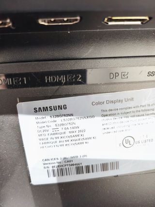 Monitor Samsung Roto
