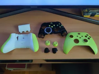 Carcasa Mando Xbox Verde Lima