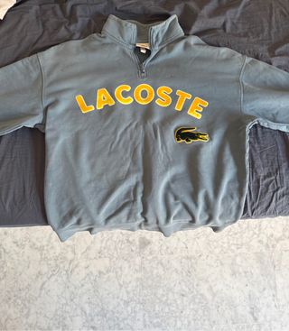 SUDADERA LACOSTE MEDIA CREMALLERA TALLA M