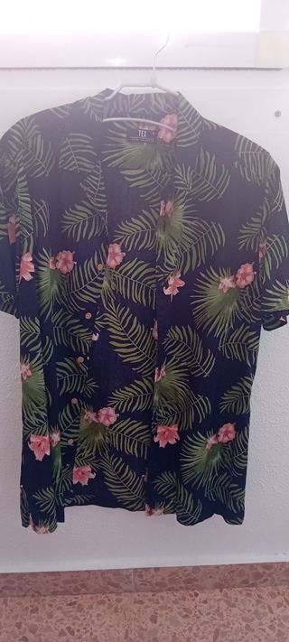 Camisa "Tex" floral manga corta