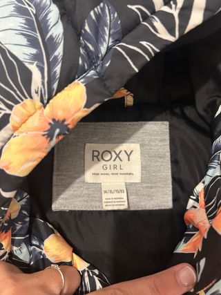 Abrigo Roxy niña estampado floral