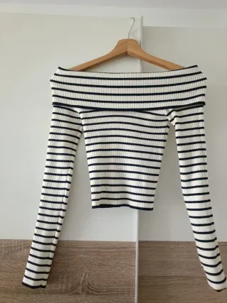 Jersey Canalé Cuello Barco Rayas T. S