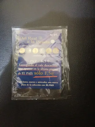Del real a la peseta de baño de oro verdadero mone
