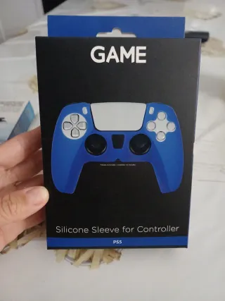 Funda Silicona Azul para Mando PS5