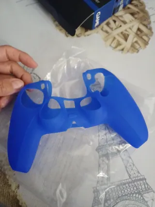 Funda Silicona Azul para Mando PS5