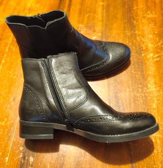 Stivaletti Vera Pelle Neri Donna 39