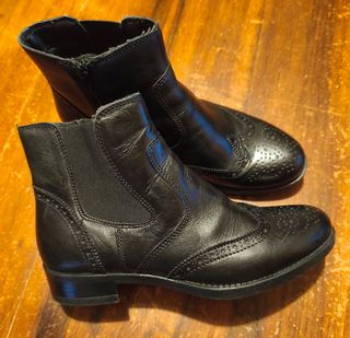 Stivaletti Vera Pelle Neri Donna 39