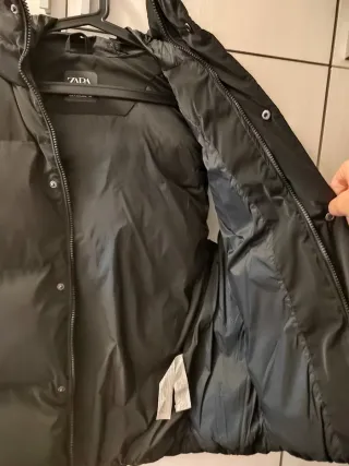 Chaleco acolchado Zara hombre negro