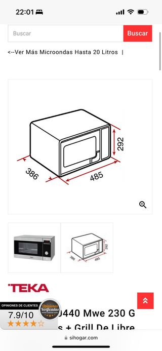 Microondas Teka MWE 230 G con Grill