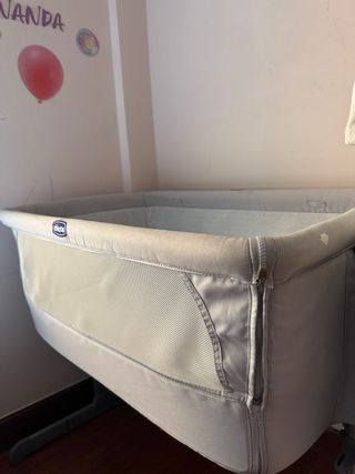 Cuna de colecho gris