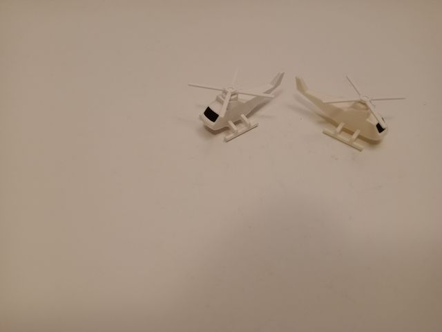 Tente helicopteros blancos aspas blancas