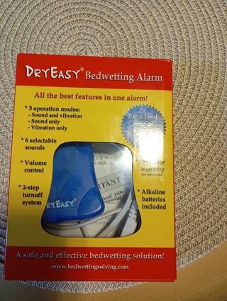 DryEasy mojar la cama alarma con control de volume