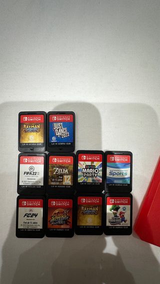 Nintendo Switch Verde y Rosa 
Nintendo azul rojo