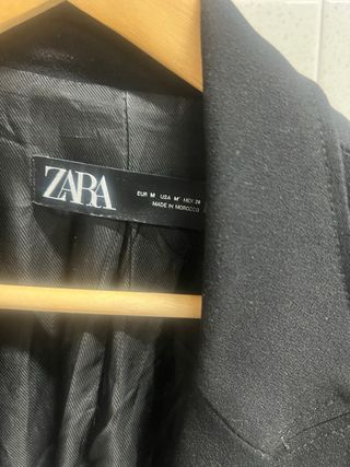 Americana Zara Negra Mujer