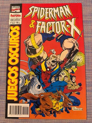 Soiderman y Factor X juegos oscuros