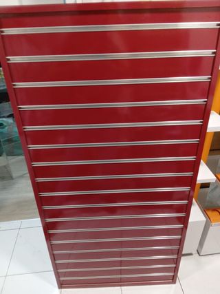 Panel de lama rojo