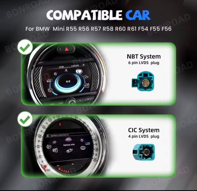 Interfaz CarPlay Android BMW MINI Inalámbrica