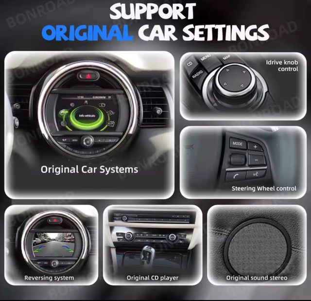 Interfaz CarPlay Android BMW MINI Inalámbrica