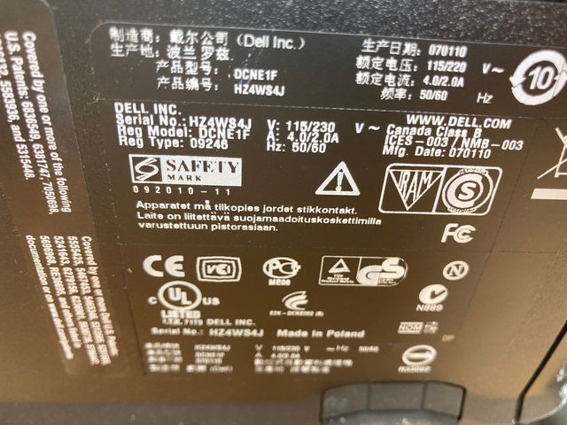 FPC15 Fuente PC Dell L255P-01 T164M