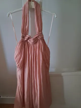 Vestido rosa Zara