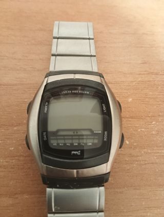 Reloj Bluelite Digital Plata y Negro