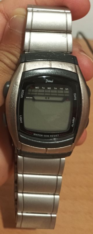 Reloj Bluelite Digital Plata y Negro