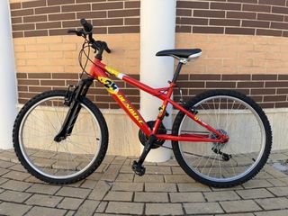 Bicicleta MTB 24 DENBIKE Roja