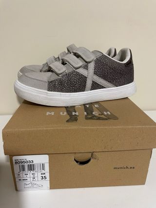 Zapatillas Munich niña talla 35