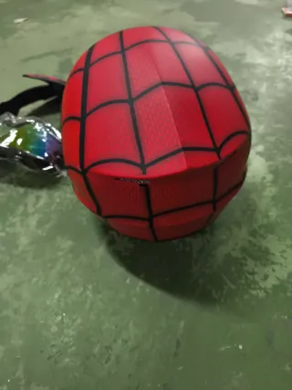 Casco Moto Spiderman Rojo