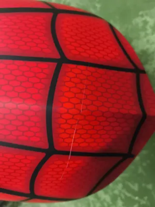 Casco Moto Spiderman Rojo