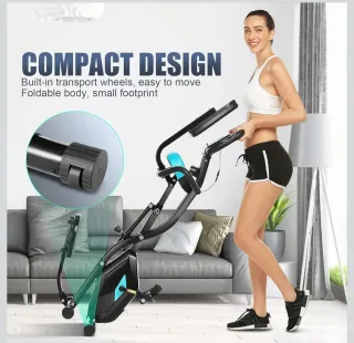 Bicicleta estática Fitness Plegable | 10 Niveles
