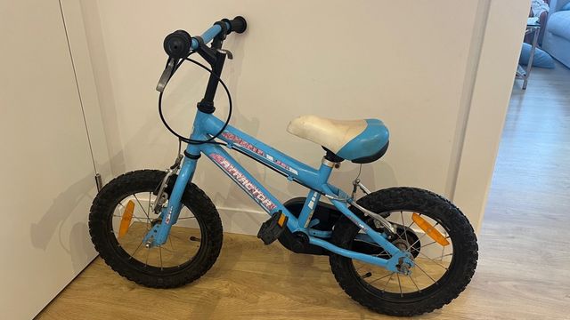 Bicicleta infantil Atractor azul