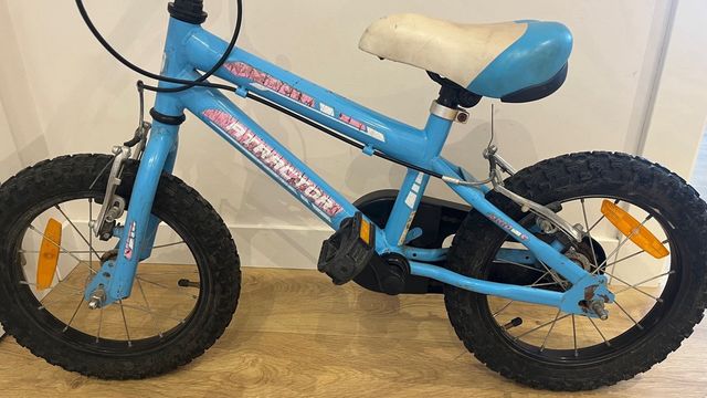 Bicicleta infantil Atractor azul