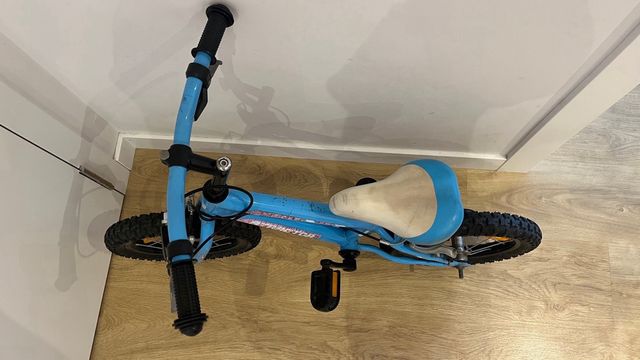 Bicicleta infantil Atractor azul