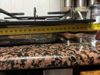 Encimera de gas negra