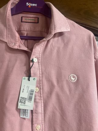 Camisa El Ganso Rosa Hombre