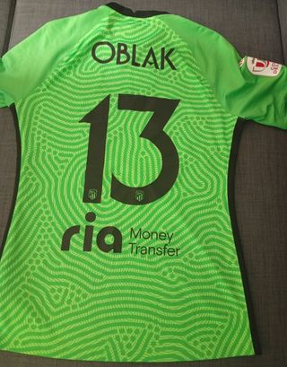 Camiseta Atlético Madrid firmada por Oblak