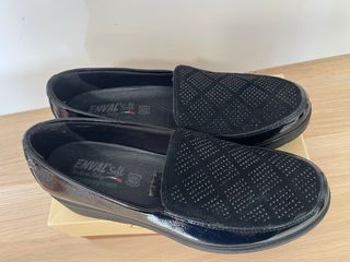 Mocassini donna pelle nera misura 40
