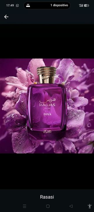 Perfume Rasasi Hawas Diva para Mujer