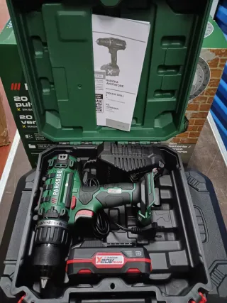 Taladro Atornillador Parkside 20V (con Batería)