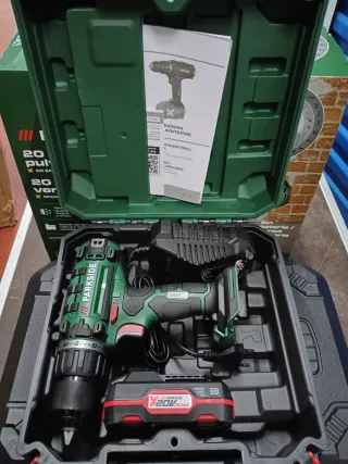 Taladro Atornillador Parkside 20V (con Batería)