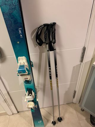 Esquís K2 con fijaciones