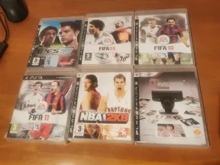 Lote 6 Juegos PS3: FIFA, PES, NBA 2K