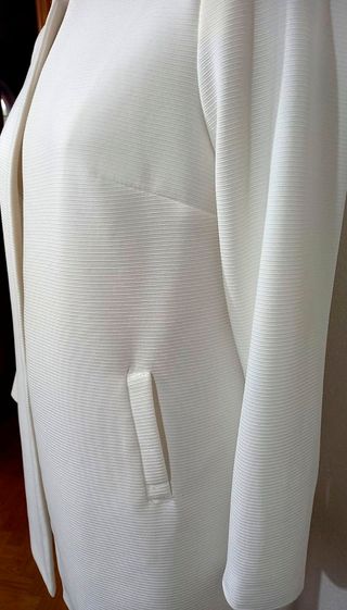 Blazer blanco elegante