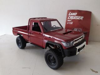 Coche RC Toyota Land Cruiser Rojo