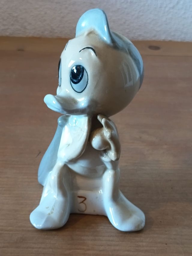 Figura Tío Gilito Béisbol Porcelana