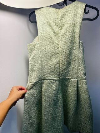 Vestido de fiesta verde
