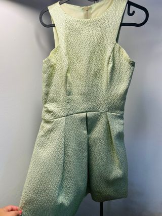 Vestido de fiesta verde
