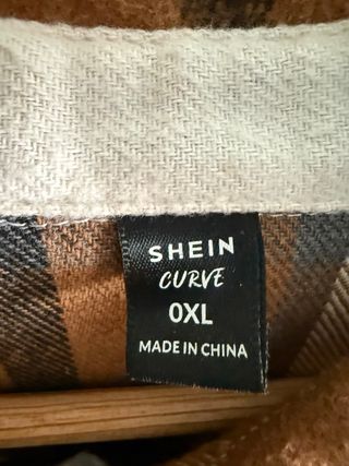 Cazadora cuadros unisex talla única