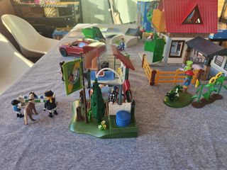 Playmobil granja 4490 + porsche 9376 + 70138 +6929